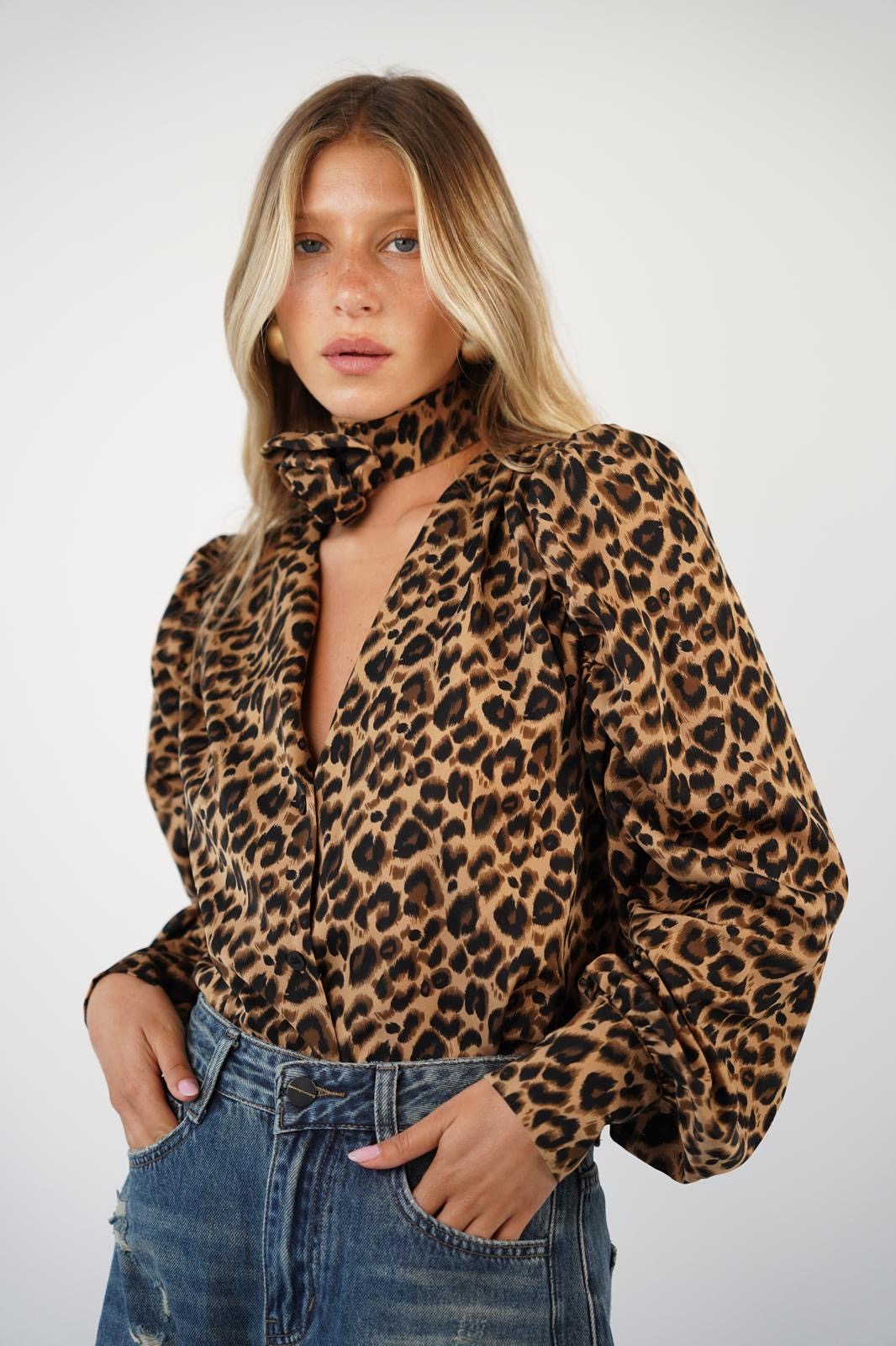 חולצה מנומרת לואי