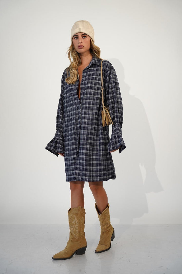 שמלת משבצות מילי